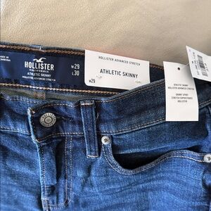 Hollister Women's Dark Blue Skinny Jeans
